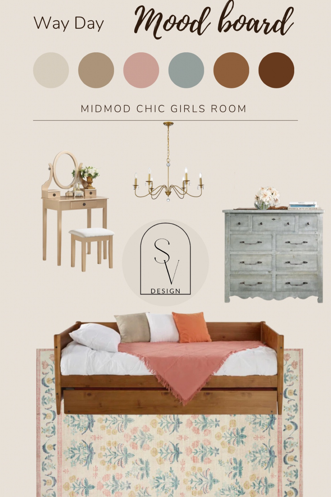 Looking to create a little girls room that she can grow with? This mid mod chic room is the perfect look. 

#girlsroom #midmodchic #blushandsage #girlsroommakeover #wayday

#LTKfamily #LTKsalealert #LTKhome