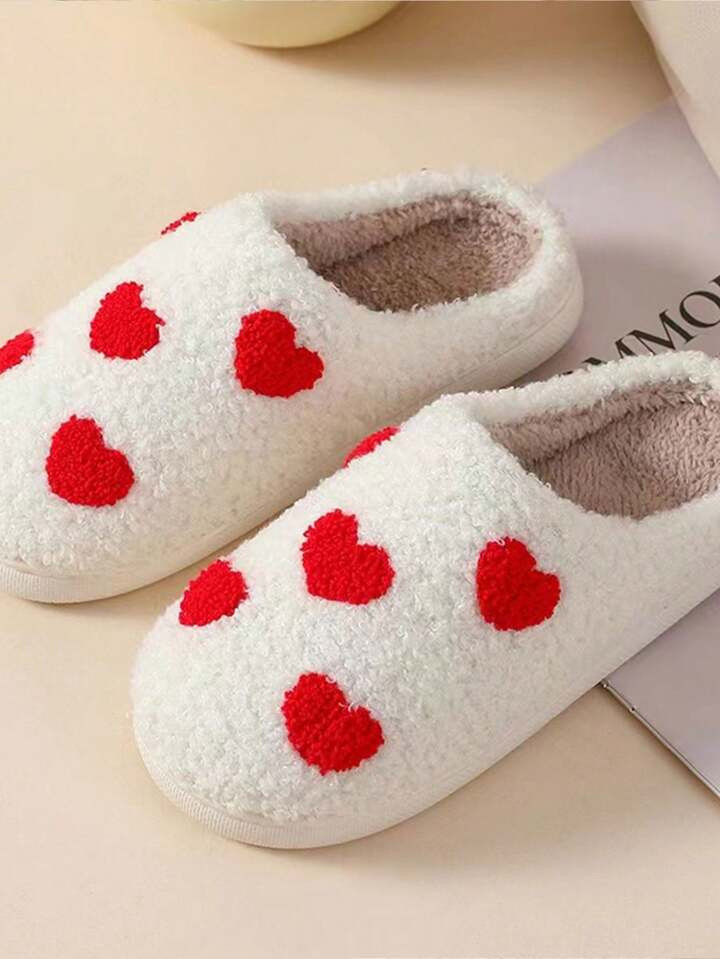 Fashionable Butterfly, Heart, Strawberry, Fruit Pattern, Pineapple Soft And Non-Slip Indoor House Slippers For Daily Wear | SHEIN