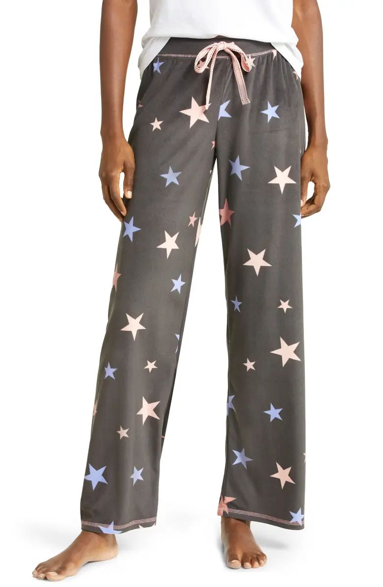 PJ Salvage Silky Velour Pajama Pants | Nordstrom | Nordstrom