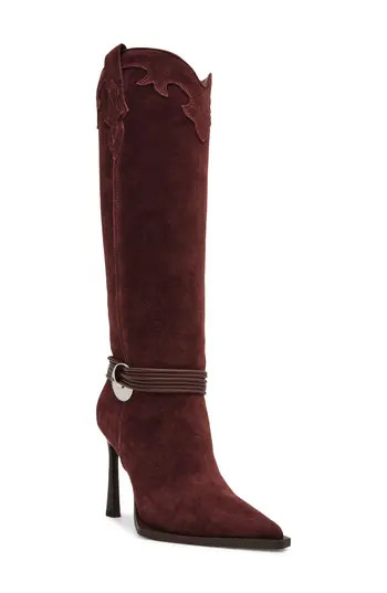 Steve Madden Kyndall Tall Boot in Rust Suede at Nordstrom Rack, Size 7.5 | Nordstrom Rack