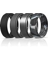 Solid Silicone Ring by Groove Life - Breathable Rubber Wedding Rings for Men, Lifetime Coverage, ... | Amazon (US)