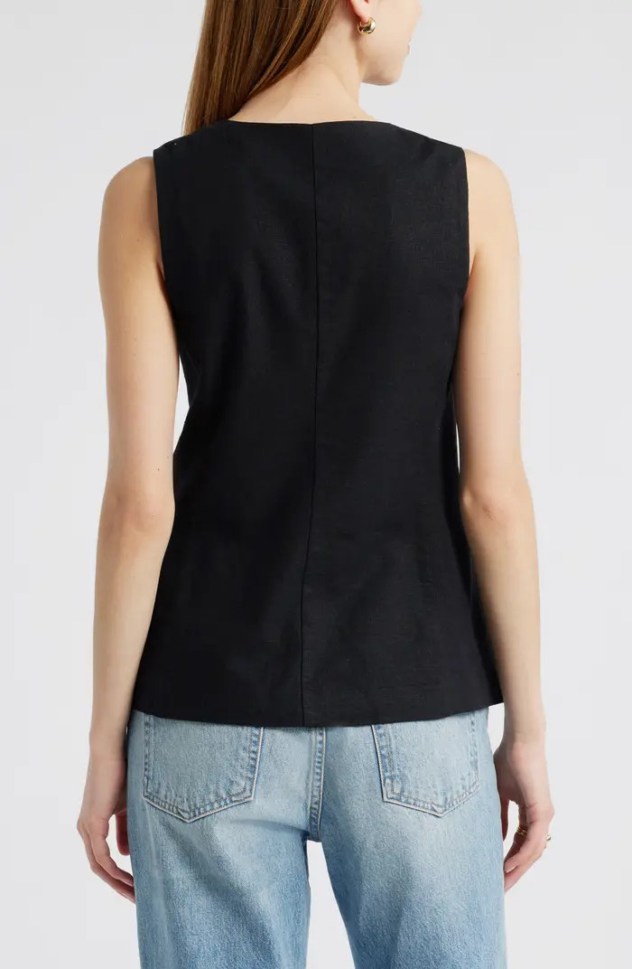 Linen Blend Vest | Nordstrom