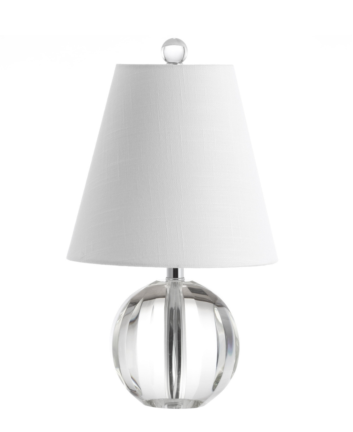 Goddard 16" Crystal Ball, Led Table Lamp - Clear | Macy's