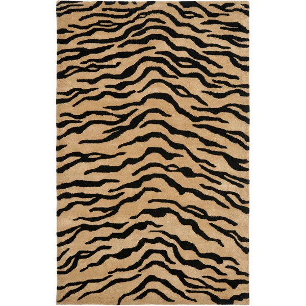 Nonia Hand Tufted Wool Animal Print Rug | Wayfair North America