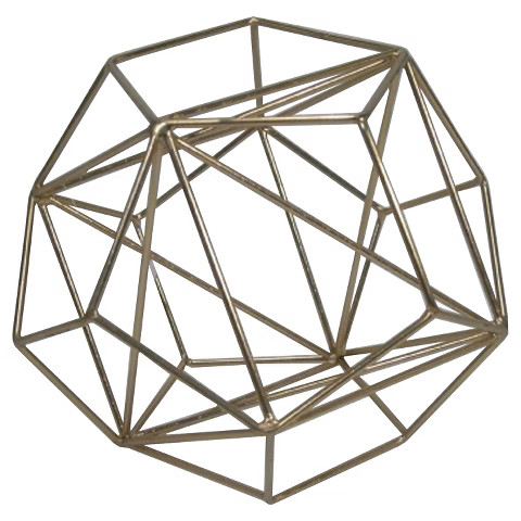Threshold™ Metal Wire Decorative Figurine Large Brass | Target