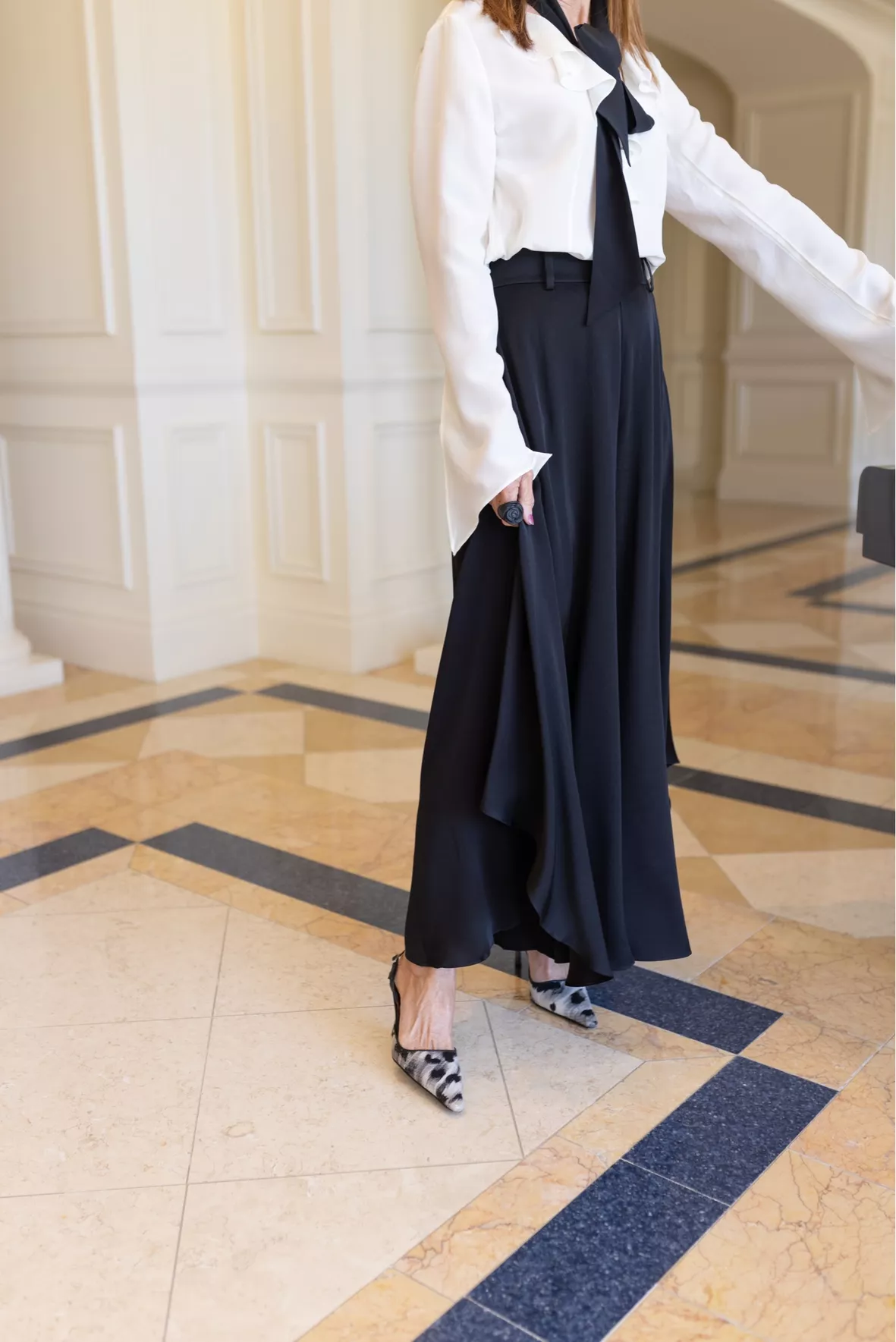 Wide-Legged Silk Fig Pants curated on LTK