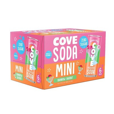 Cove Rainbow Sherbert Soda - 6pk/7.5 fl oz Minis | Target