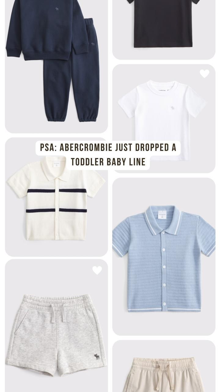 Abercrombie just dropped a baby toddler line and I’m obsessed!! Great price point for that classic old money style!   

#LTKSpringSale #LTKKids #LTKBaby