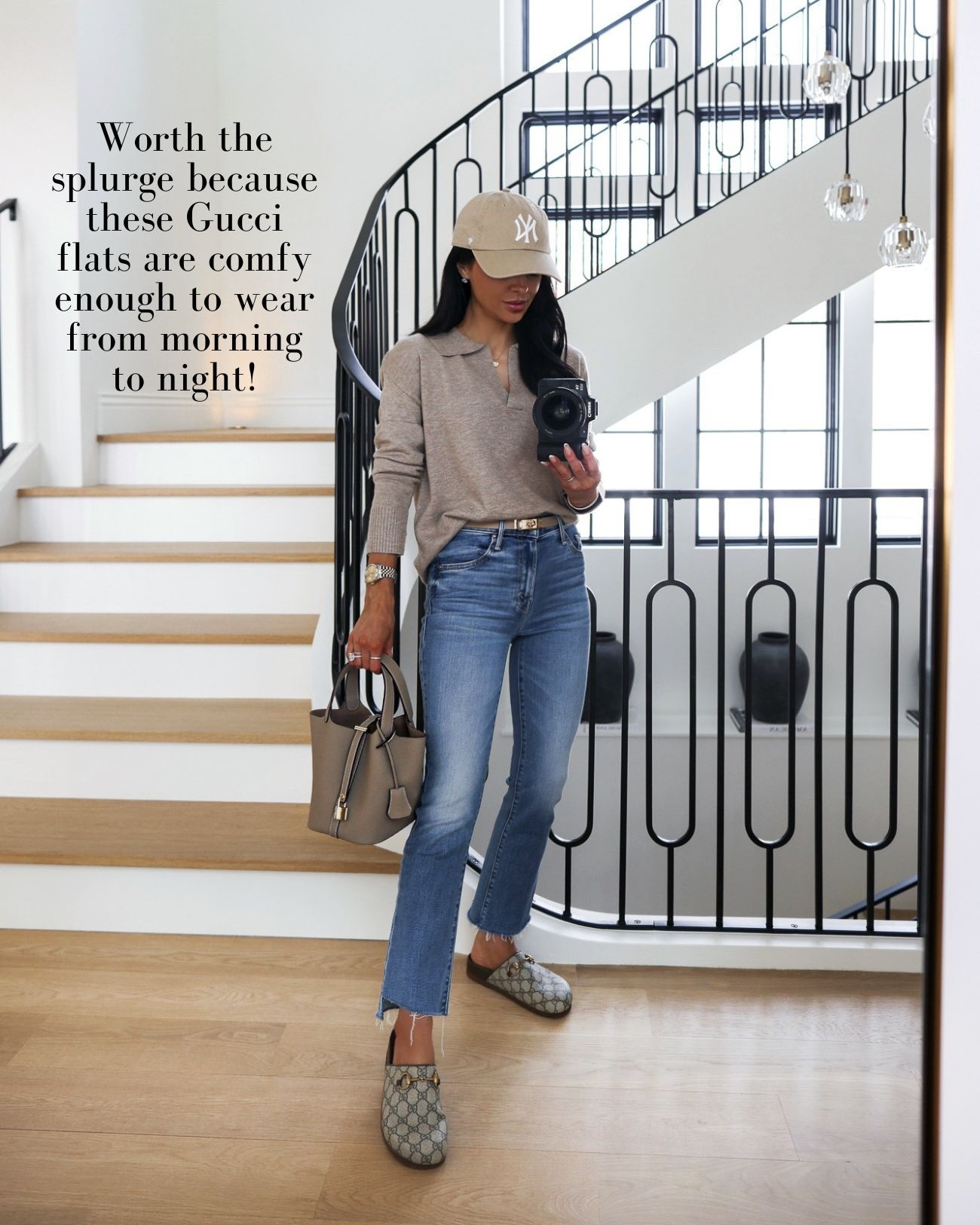 Wardrobe staples for women in their late 30s and 40s
Amazon sweater, mother jeans.c Gucci flats

#LTKootd #LTKOver40 #LTKSeasonal