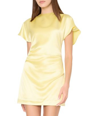 Kora Hammered Satin Mini Dress | Bloomingdale's (US)