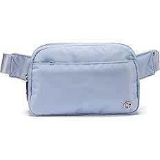 Pander Everywhere Belt Bag for Women, 5 Zipper Pockets Nylon Crossbody Fanny Pack Purse (Windmill... | Amazon (US)