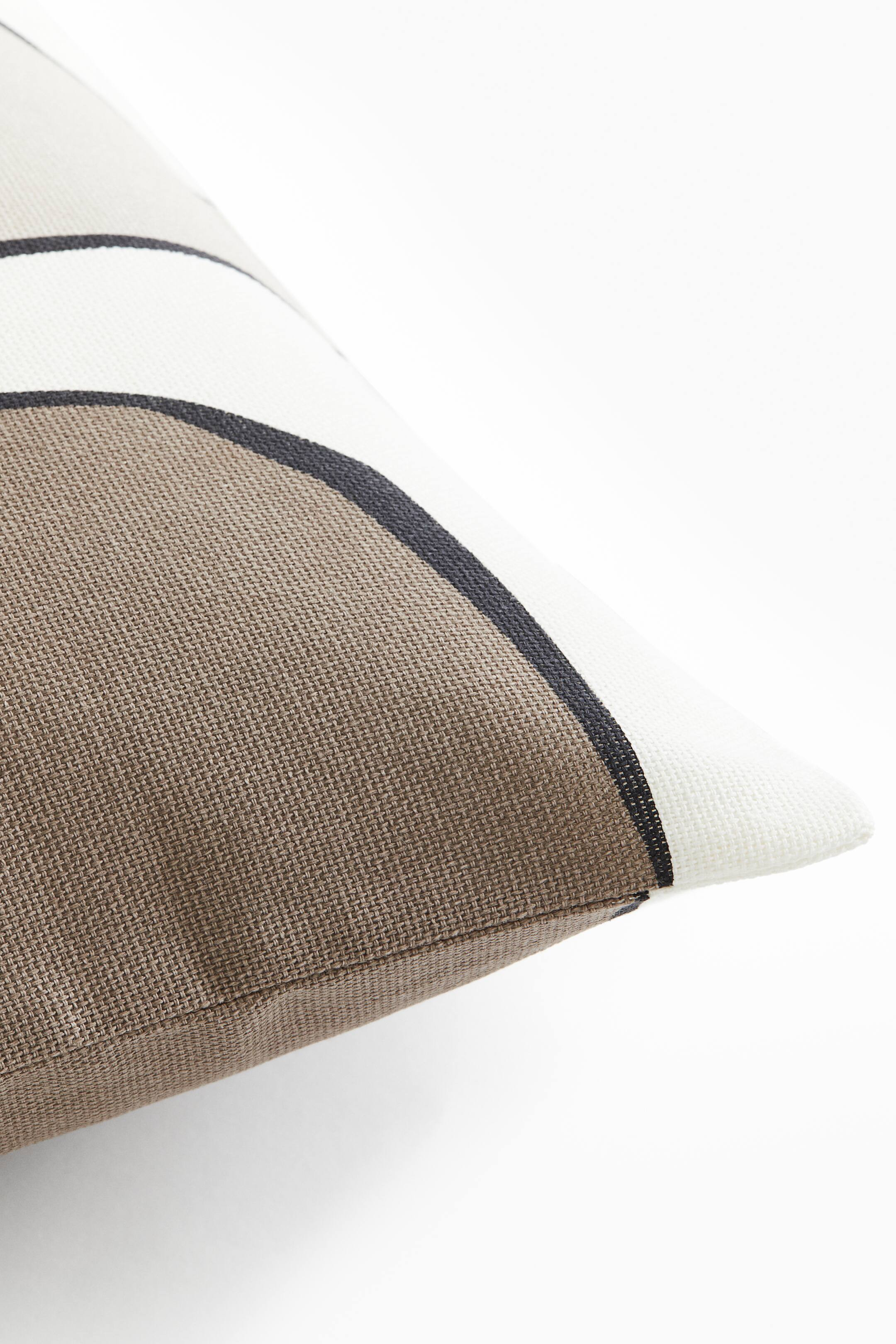 Patterned Cotton Canvas Cushion Cover | H&M (US + CA)