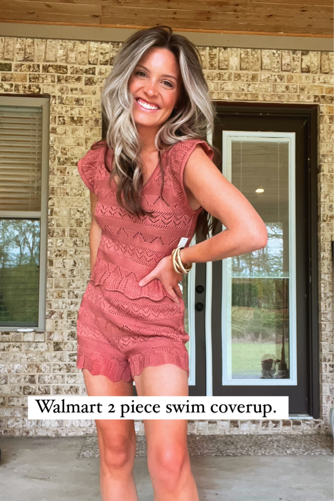 Wearing a size small! I would size up with this brand. Also love the bangles! 
Swim, swimsuit, Walmart finds, Walmart spring 

#LTKswim #LTKSeasonal #LTKfindsunder50