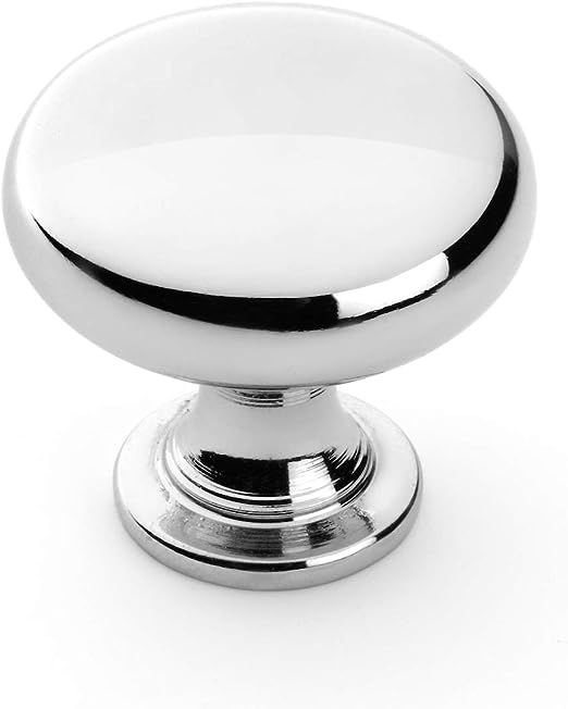 Dynasty Hardware K-3910-26-10PK Mushroom Cabinet Hardware Knob, Polished Chrome, 10-Pack | Amazon (US)