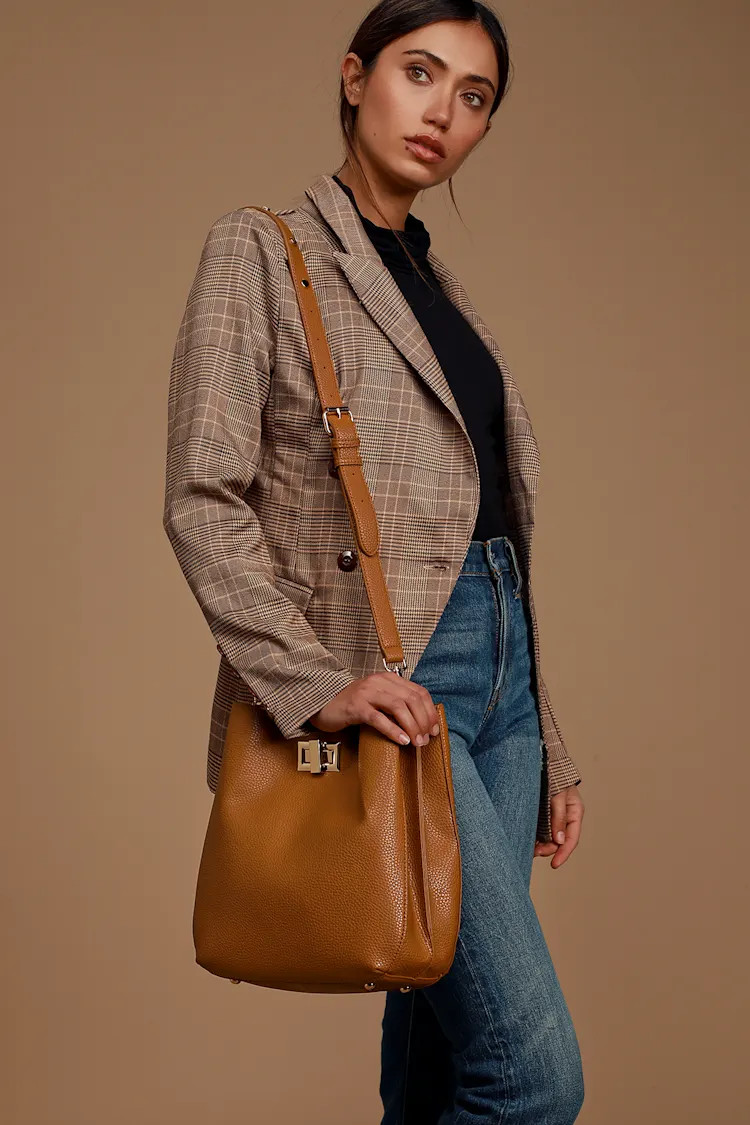 Chic Street Cognac Tote Bag | Lulus