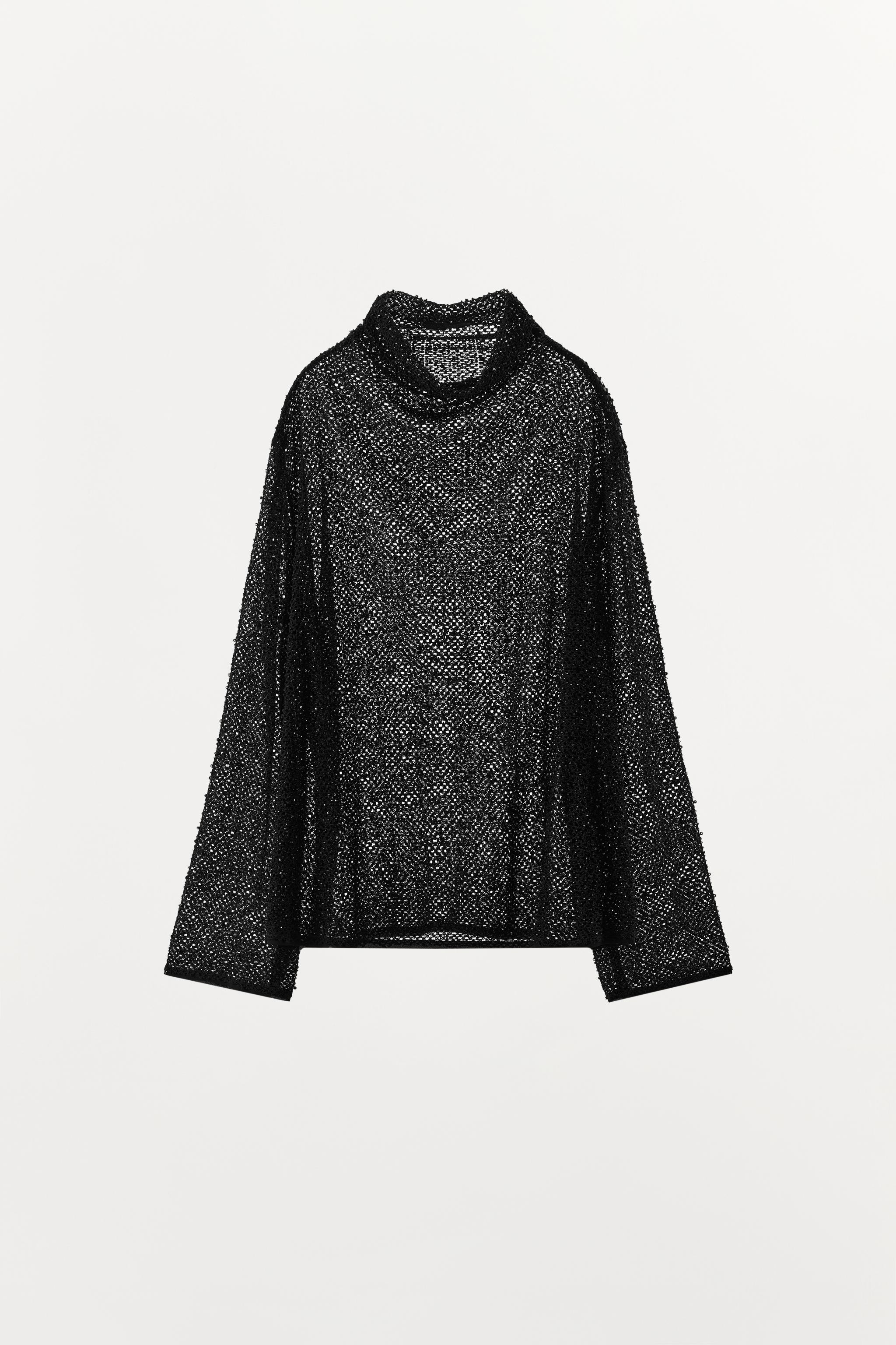 ZW COLLECTION BEADED SHIRT | Zara US