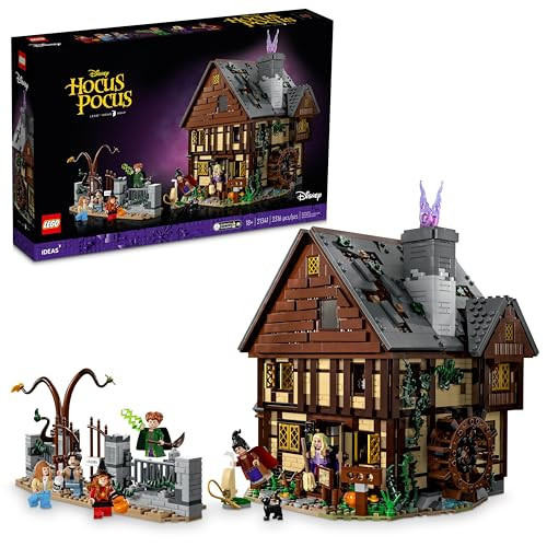 LEGO Ideas Hocus Pocus The Sanderson Sister's Cottage - Building Set for Adults, Men & Women, Age 18+ - Unique Gift for Fans W/Sister Minifigures - 21341 | Amazon (US)