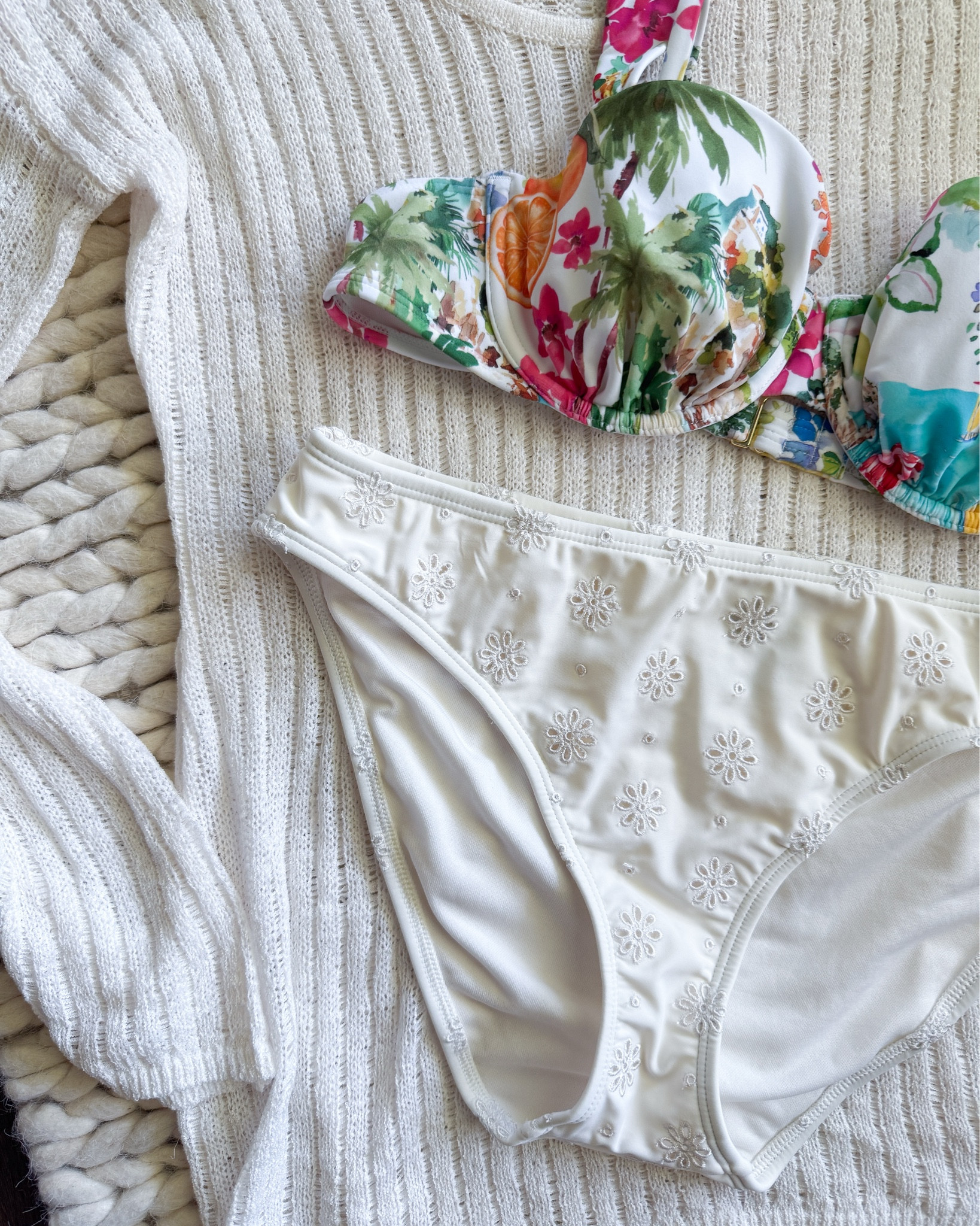 This floral bikini top & embroidered bottom combo is everything—I’m got a size small in both. The knit coverup runs short & small, so I sized up to a medium & I’m glad I did. It’s lightweight, comfy, & makes the whole look feel put together without even trying.

target swimsuit find – floral bikini top – embroidered bikini bottom – knit swim coverup – target beach essentials – mix and match swimwear – summer pool outfit – vacation ready look – cute affordable swim – sizing up for coverup – target beachwear review – budget friendly swim style – pool day staples – summer coverup goals – target style finds

#LTKSummerEdit #LTKSwim #LTKU