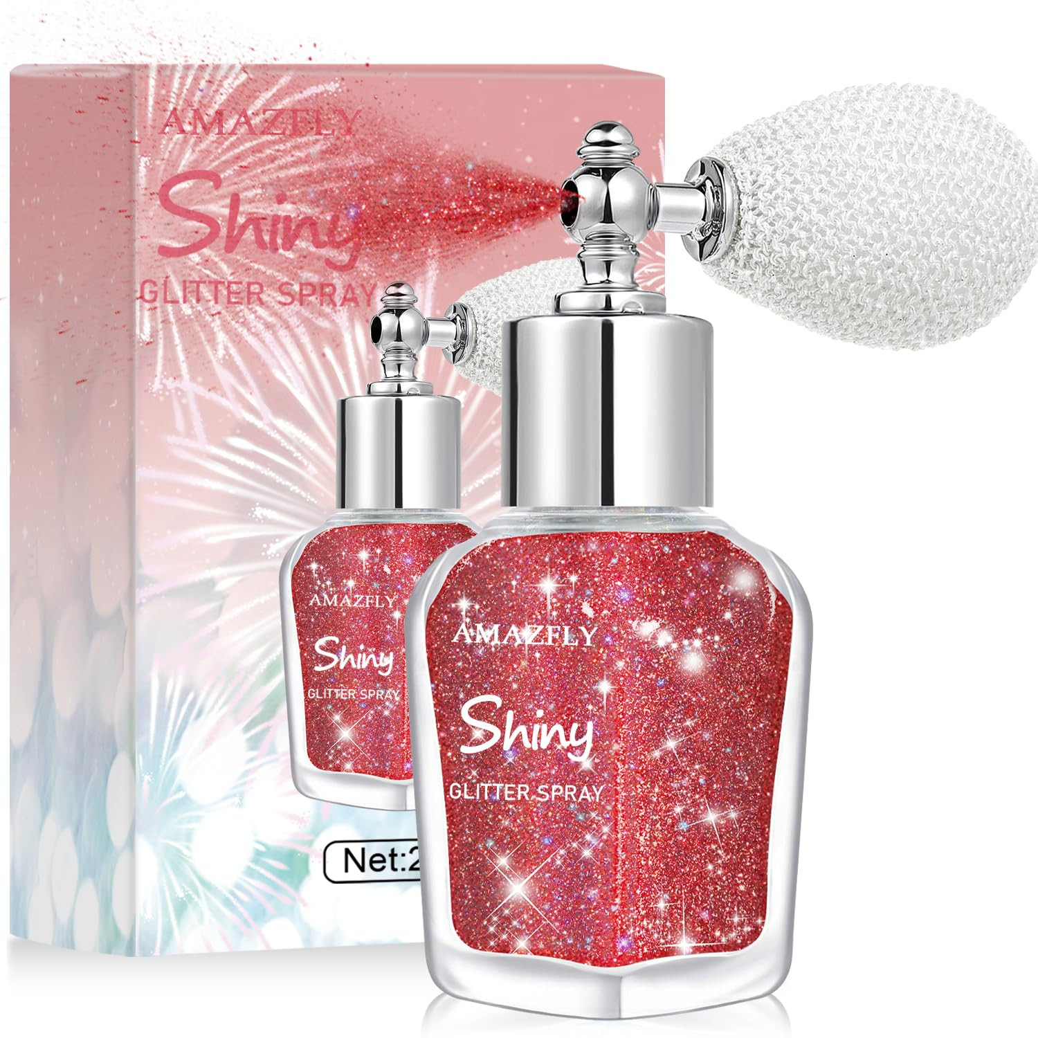 Hair and Body Glitter Spray, Shimmering Powder Sparkle Powder Makeup, Glitter Loose Sparkle Makeu... | Amazon (US)