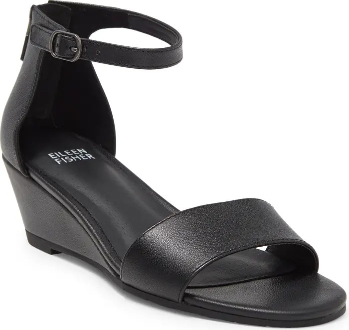 Mara Ankle Strap Wedge Sandal (Women) | Nordstrom Rack