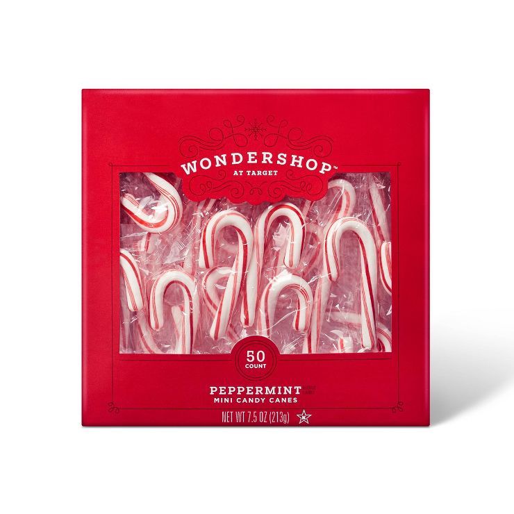 Holiday Peppermint Candy Canes - 7.5oz/50ct - Wondershop™ | Target