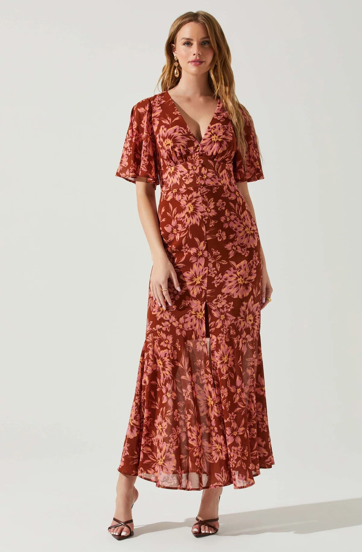 Kenzie Floral Maxi Dress | ASTR The Label (US)
