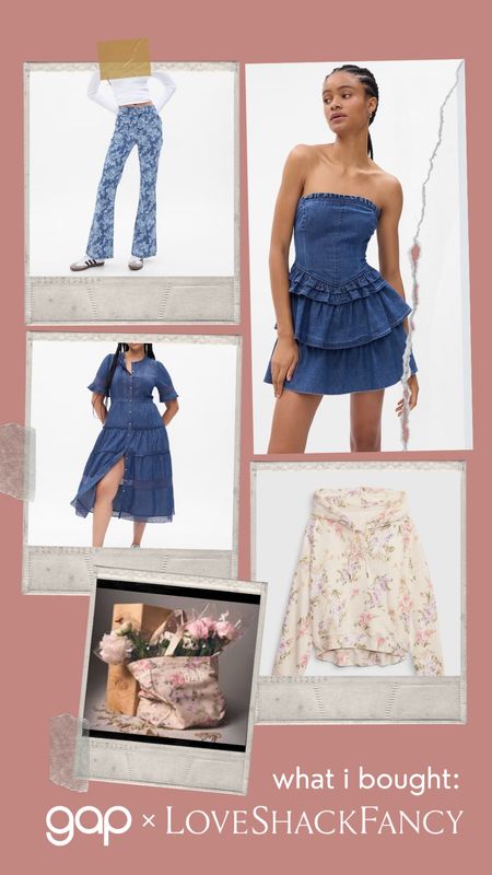 The Love Shack Fancy x GAP collection has dropped and I’m sharing my favourite pieces from the collaboration that I purchased! With fun denim dresses, floral denim, and floral print sweats, I can’t get over how bohemian and lovely this collection is 🌹🌸🪻🌻 I’ve linked to all these items available on the Canadian site! #lsf #loveshackfancy #bohemian #boho #denim 

#LTKstyletip #LTKFind