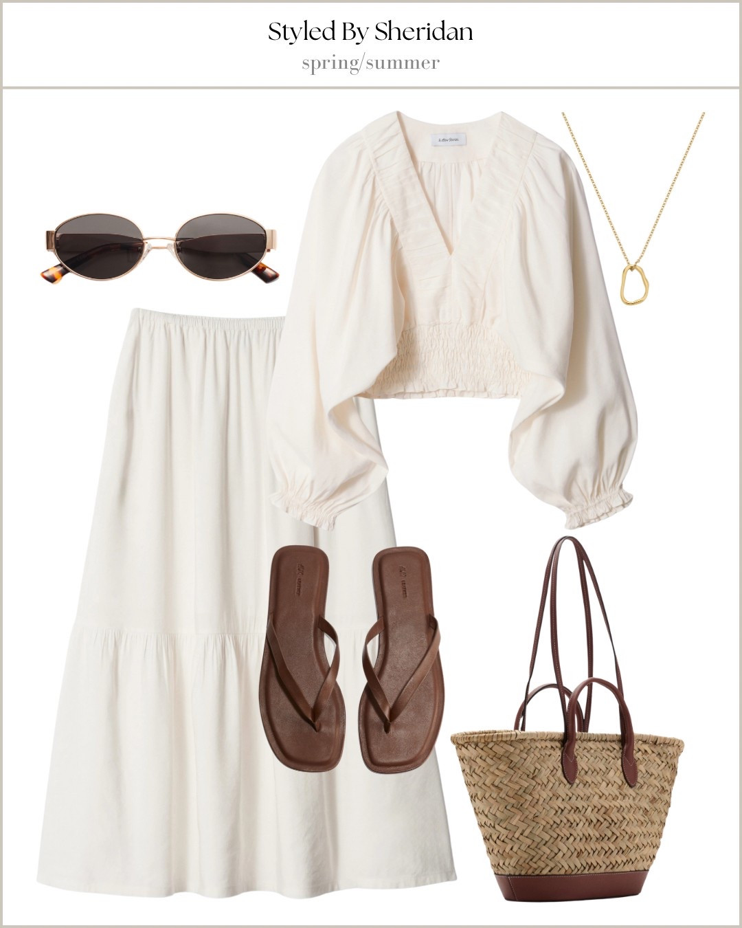 Spring summer outfit idea 

Necklace is D.Louise (not linkable)

#LTKspring #LTKstyletip #LTKsummer