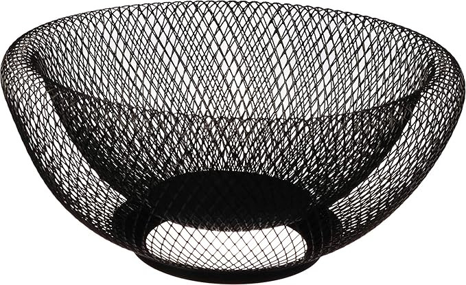 Cq acrylic Metal Wire Fruit Basket,Large Round Storage Baskets for Bread,Metal Wire Bread Fruit B... | Amazon (US)