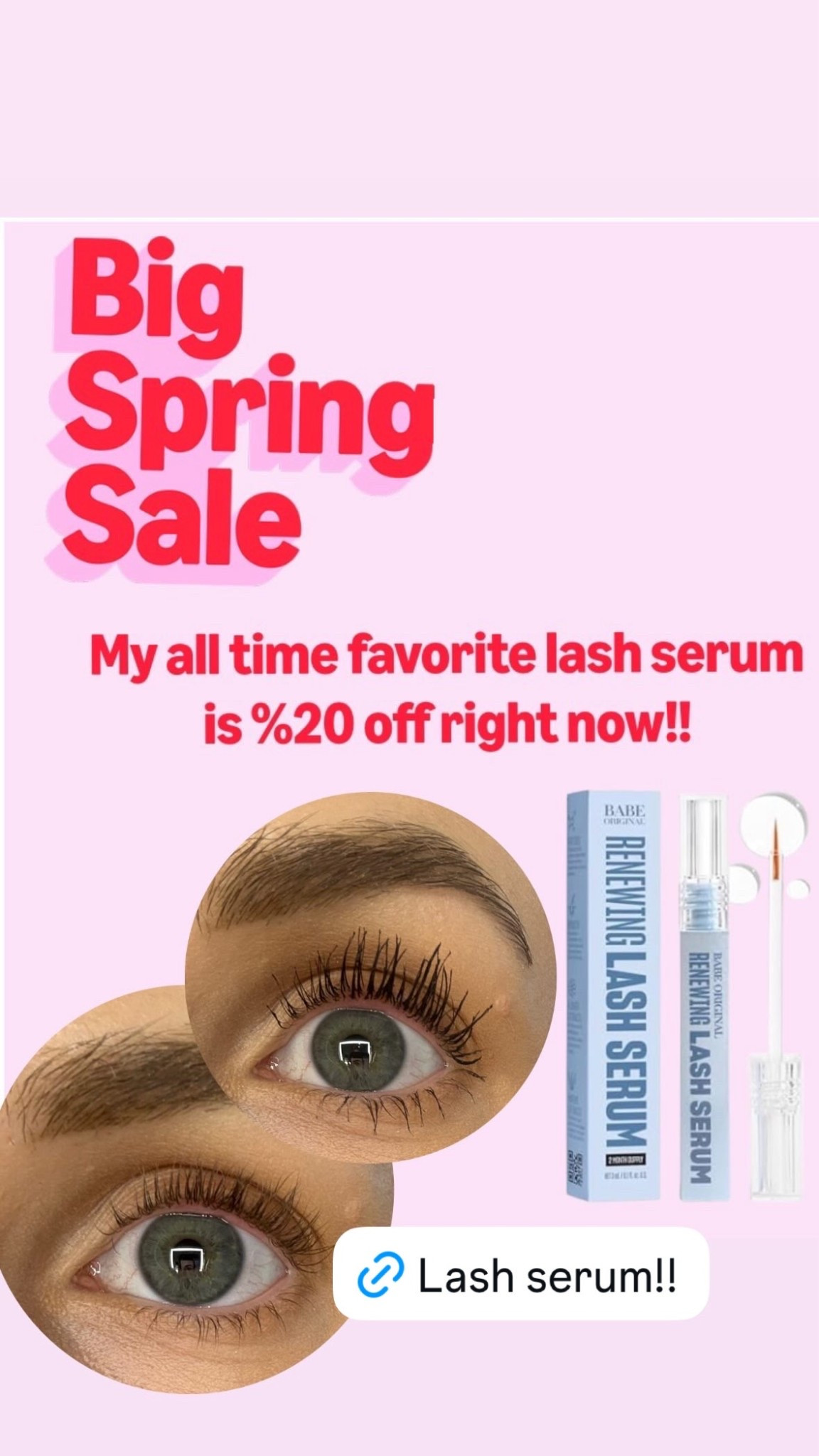 The lash serum is seriously the best and it’s part of Amazons Big Spring Sale!

https://amzn.to/4daN4Uo

#amazonsale #bigspringsale #lashserum 
