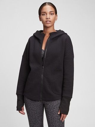 GapFit Jacquard Hoodie | Gap (CA)