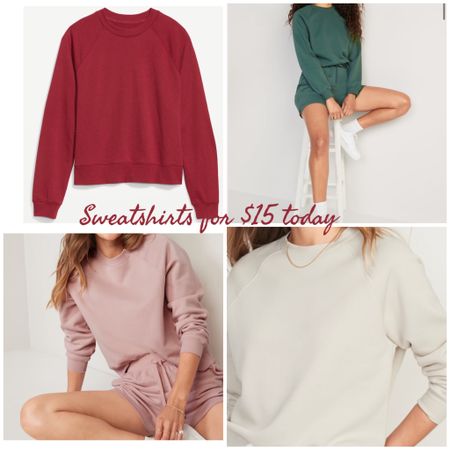 Oversized womens vitnage sweatshirts on sale!! Also, hoodies and other mock knit sweater that’s zip up is also included!! See items linked!! #oversizedclothes 

#LTKunder50 #LTKGiftGuide #LTKSale