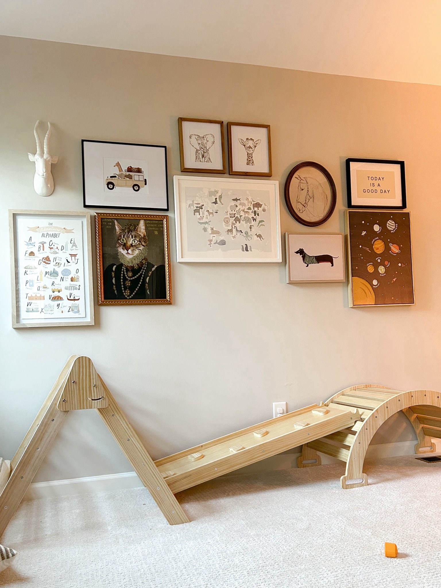 Playroom
Playroom art
Wall art
Kids wall art
Wooden play gym
One year old
Toddler 
Toddler gift
First birthday ideas
Toddler gift ideas
Kids toys 
Toy storage
Nursery
Kids room
Extra bedroom ideas
Gallery wall inspo


#LTKhome #LTKfamily #LTKkids