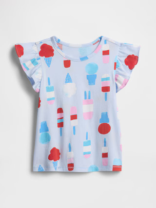 babyGap Flutter Sleeve T-Shirt | Gap Factory