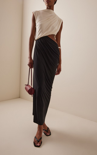 Cascade Cut-Out Jersey Maxi Dress | Moda Operandi (Global)