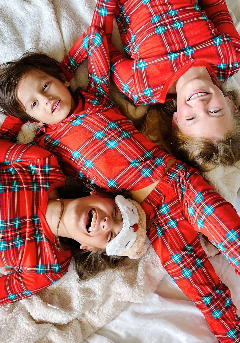 Holiday Plaid Sleep Set | FabKids