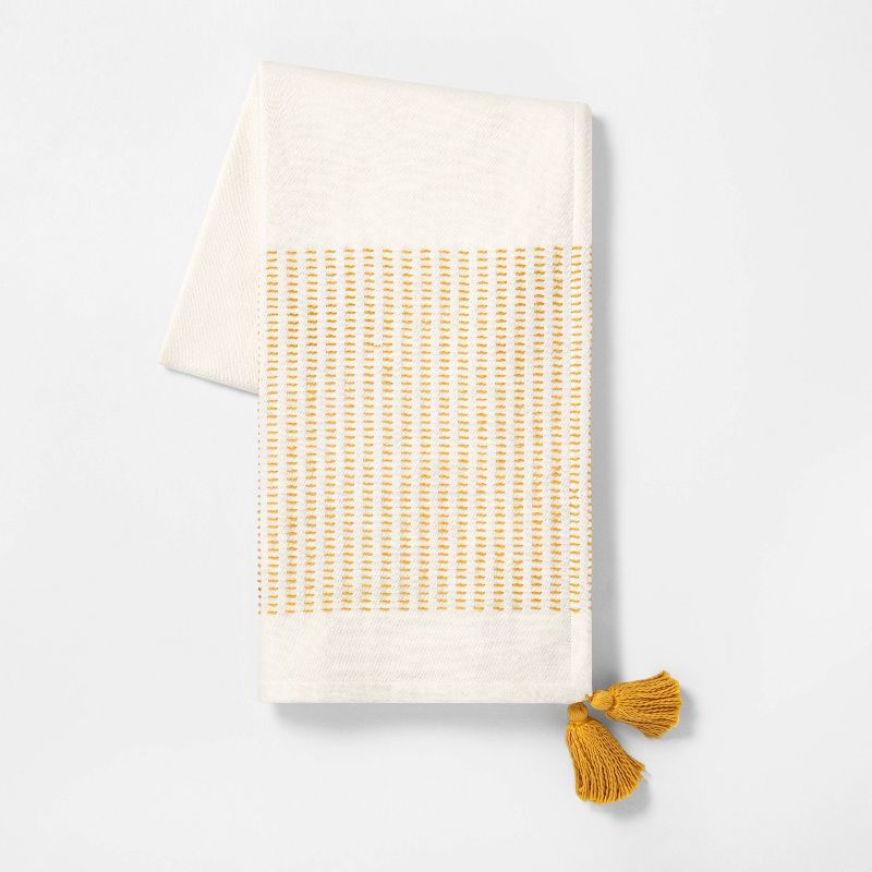 Stripe Throw Blanket Cream/Gold - Hearth & Hand™ with Magnolia | Target