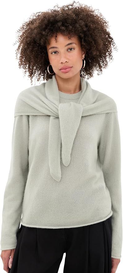 Apiece Apart Women's Softest Tissue Scarf Tie Top | Amazon (US)