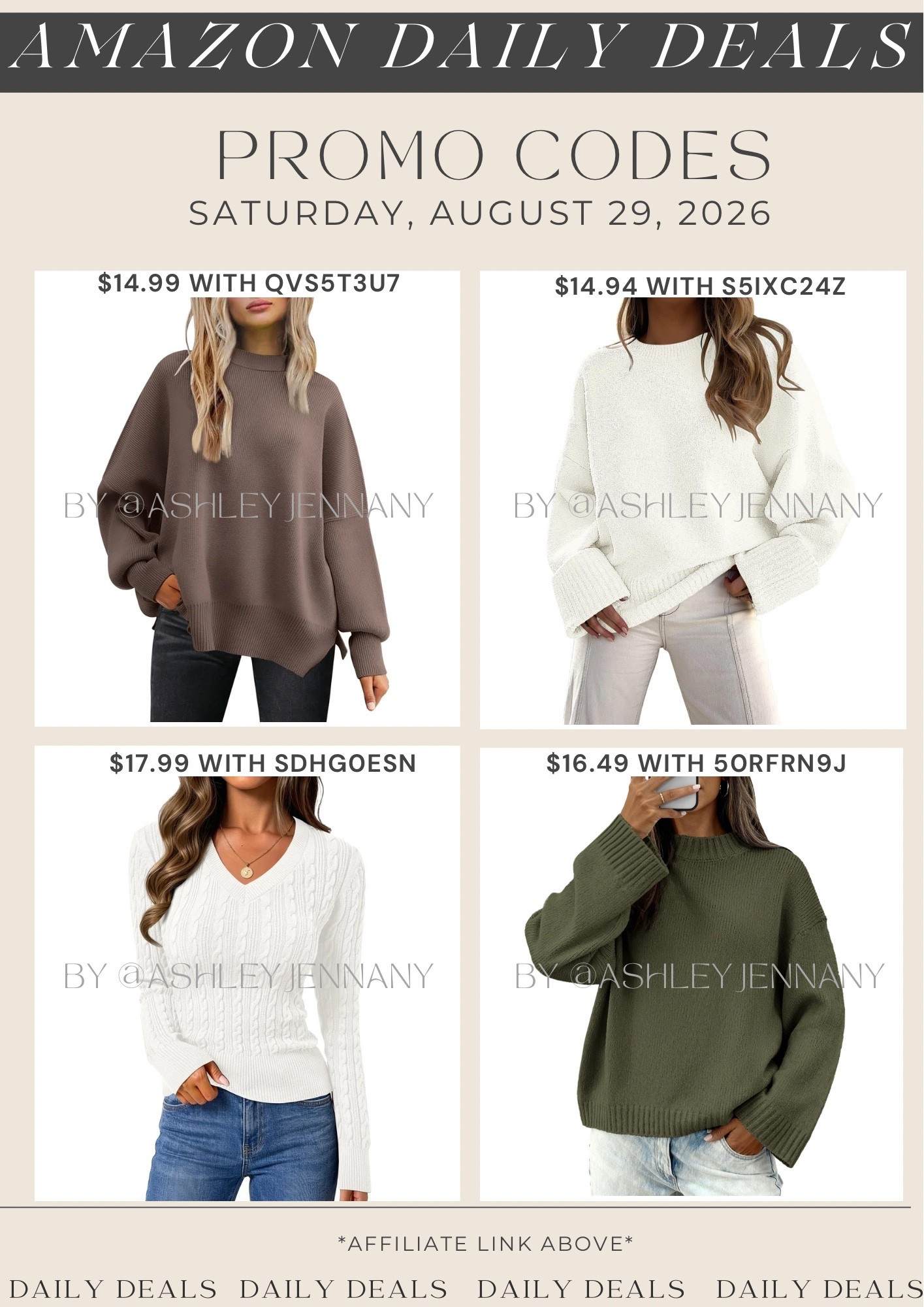 Amazon deals

#LTKMidsize #LTKSaleAlert #LTKSeasonal