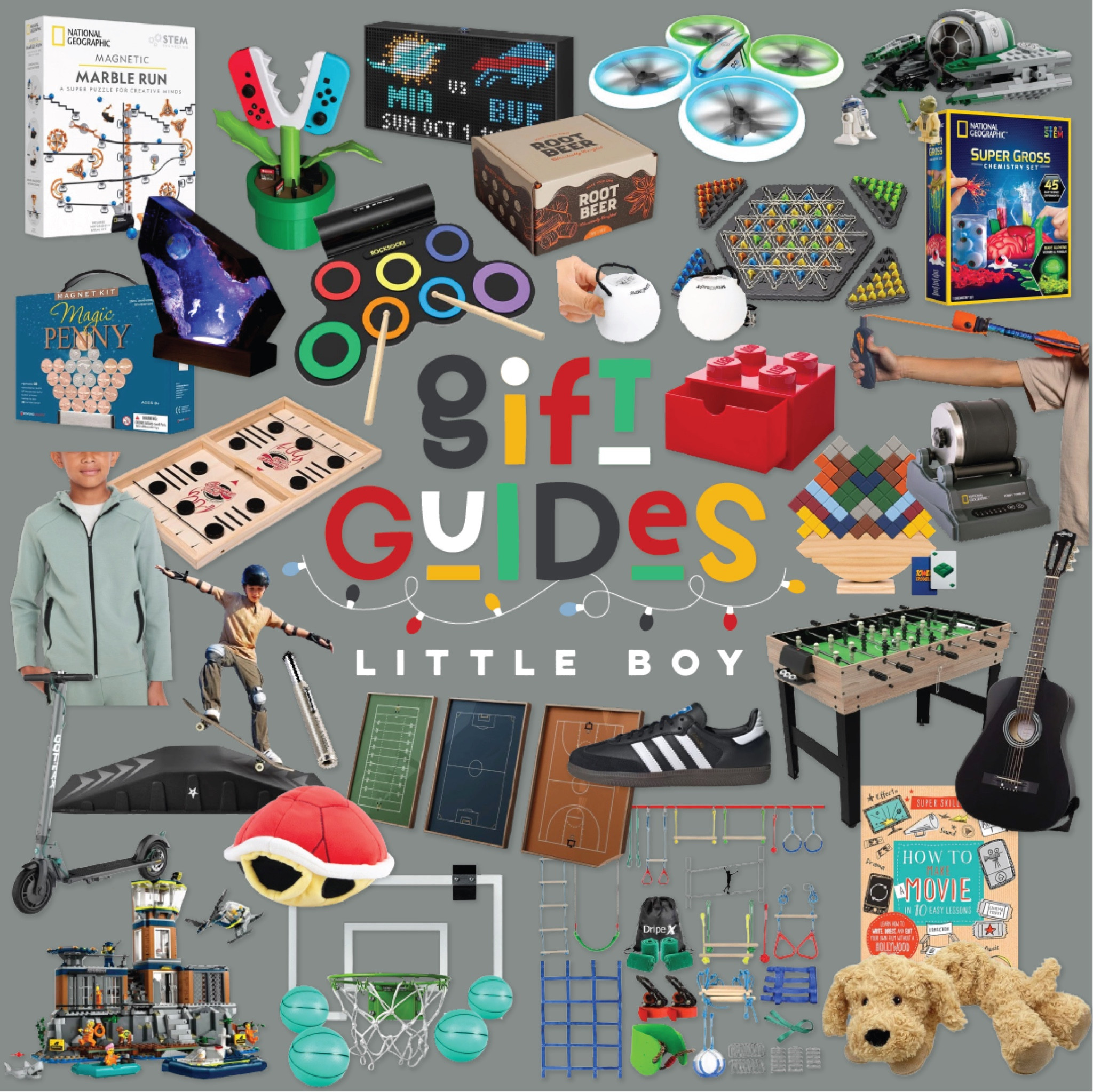 Boys on the move! From scooters to Legos, these gifts will keep them active and happy all season long!

#HolidayFun #BoysGiftGuide #EnergyBusters #HolidayGiftIdeas #ActiveBoys #LetThemPlay

#LTKGiftGuide #LTKKids #LTKHoliday