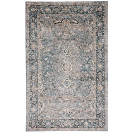 SAFAVIEH Valencia Collection VAL566F Light Grey/Blue Rug | Walmart (US)
