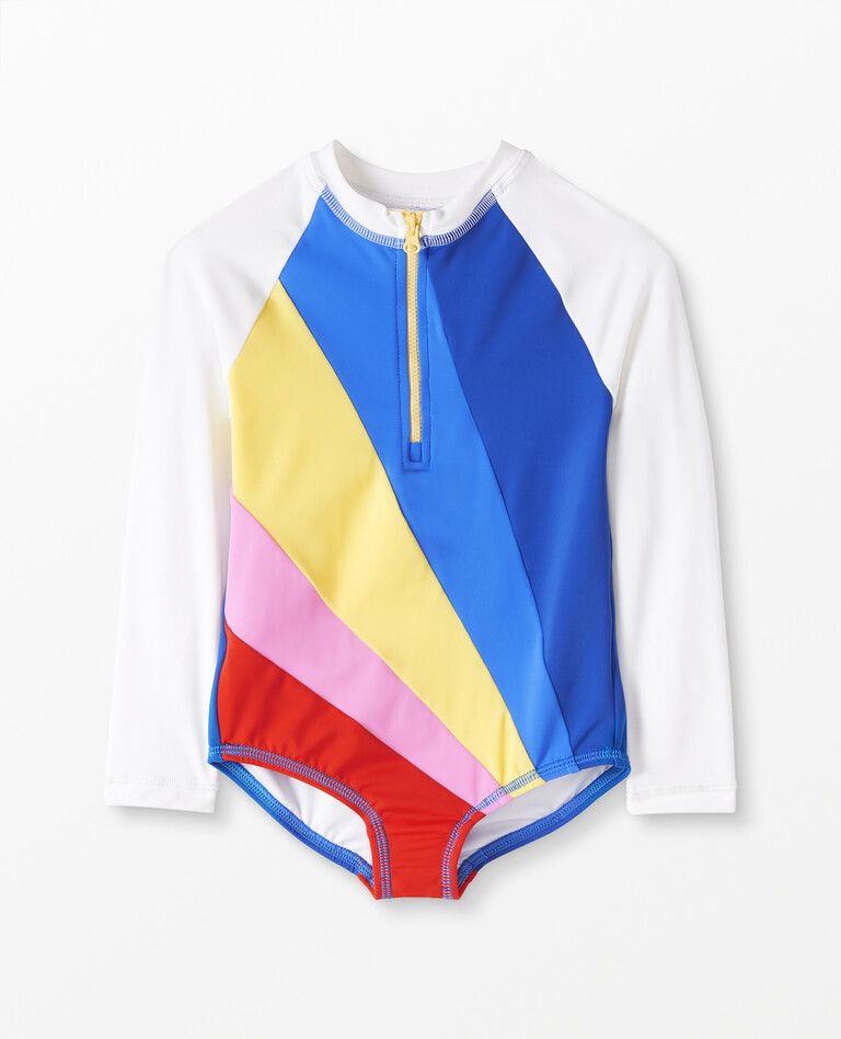 Recycled Rainbow Chaser One Piece Suit | Hanna Andersson