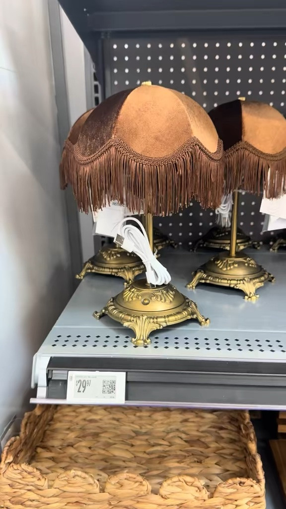 Calling it now… these won’t stay in stock for long 🤎 Vintage-inspired fringe lamps at Walmart?! I’m obsessed.

#walmartfinds
#walmarthome
#homedecor
#vintagedecor
#lamps

Walmart lamp
Vintage fringe lamp
Fringe table lamp
Walmart home decor
Designer look for less
Affordable home decor
Vintage inspired decor
Grandmillennial decor
English cottage decor
Cozy home decor
Moody home decor
Table lamp
Accent lamp
Living room decor
Bedroom lamp

#LTKSeasonal #LTKHome #LTKU