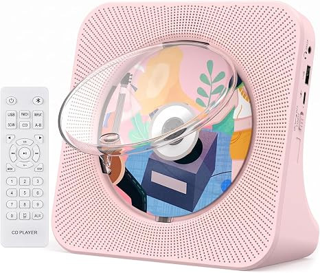Gueray Portable CD Player with Bluetooth, CD Player with Speaker for Home | Plug-in desktop use,2... | Amazon (US)