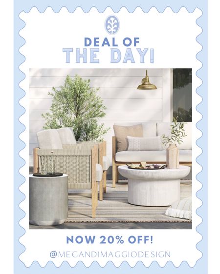 Score these best selling Studio McGee outdoor chairs and sofa now for 20% OFF during the Presidents Day weekend sale!! 🙌🏻☀️

#LTKhome #LTKSeasonal #LTKSpringSale