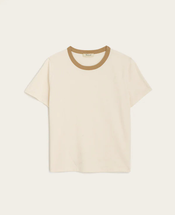 The Perfect Crewneck Tee in Allday Jersey | Madewell