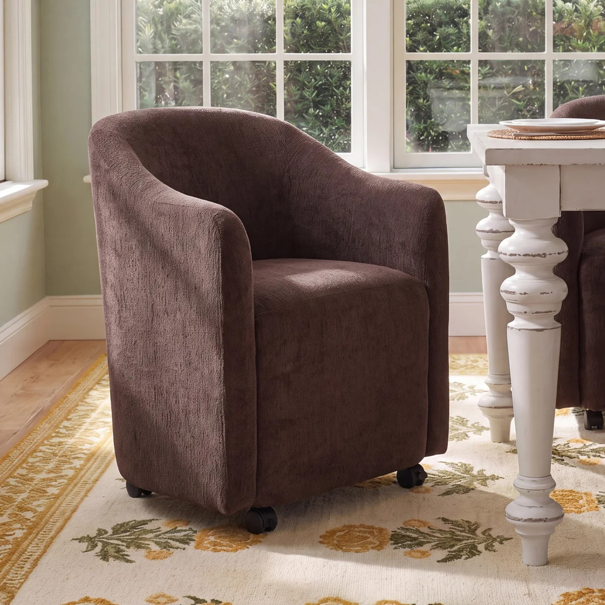 Myla Denice Rolling Dining Arm Chair | Wayfair North America