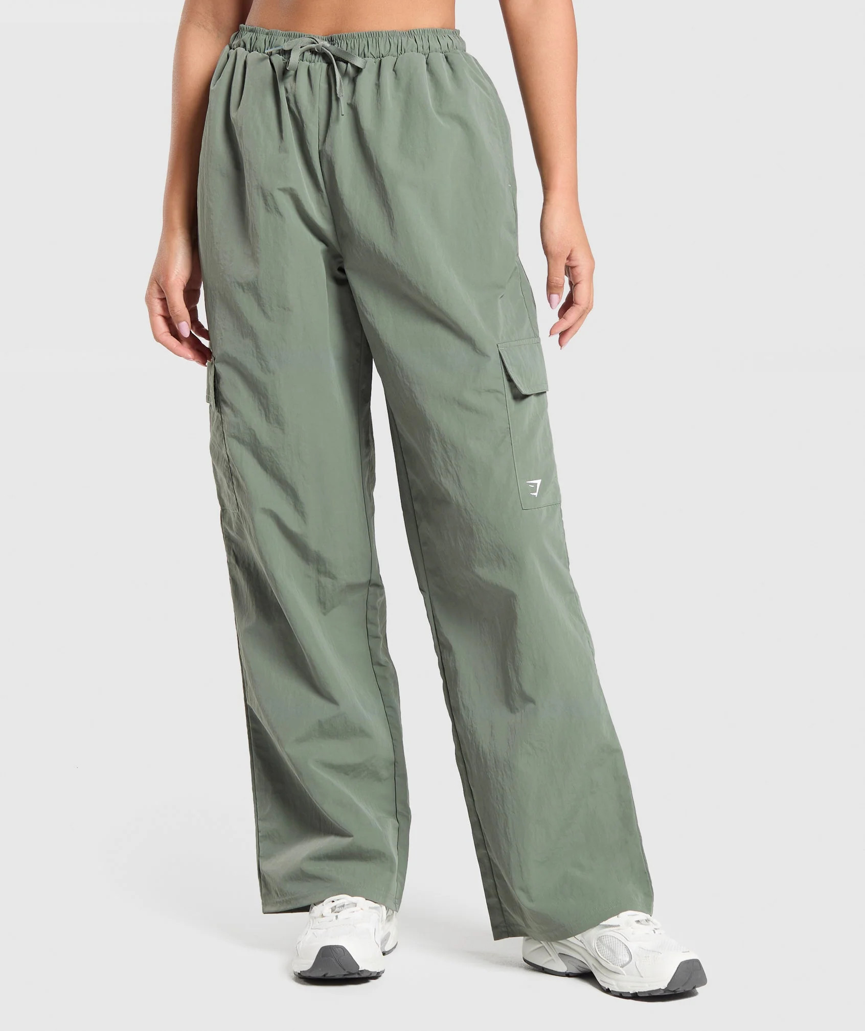 Gymshark Cargo Woven Pants - Unit Green | Gymshark US