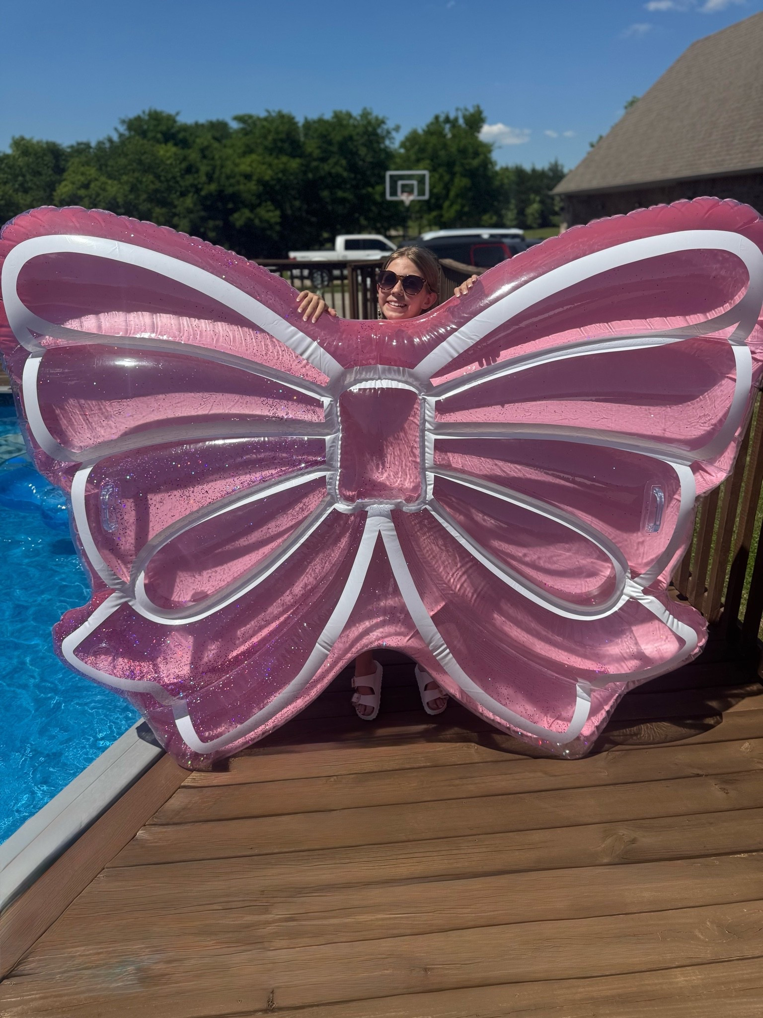 Bow Pool Float 🎀

Pool Floats// Bow pool float// Floats// Pool accessories // Summer Fun

#LTKSwim #LTKKids