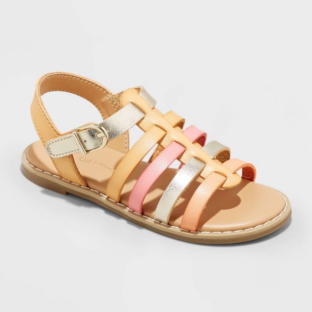 Toddler Girls' Shanel Ankle Strap Sandals - Cat & Jack™ | Target